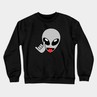 Alien Shaka Hang Loose Crewneck Sweatshirt